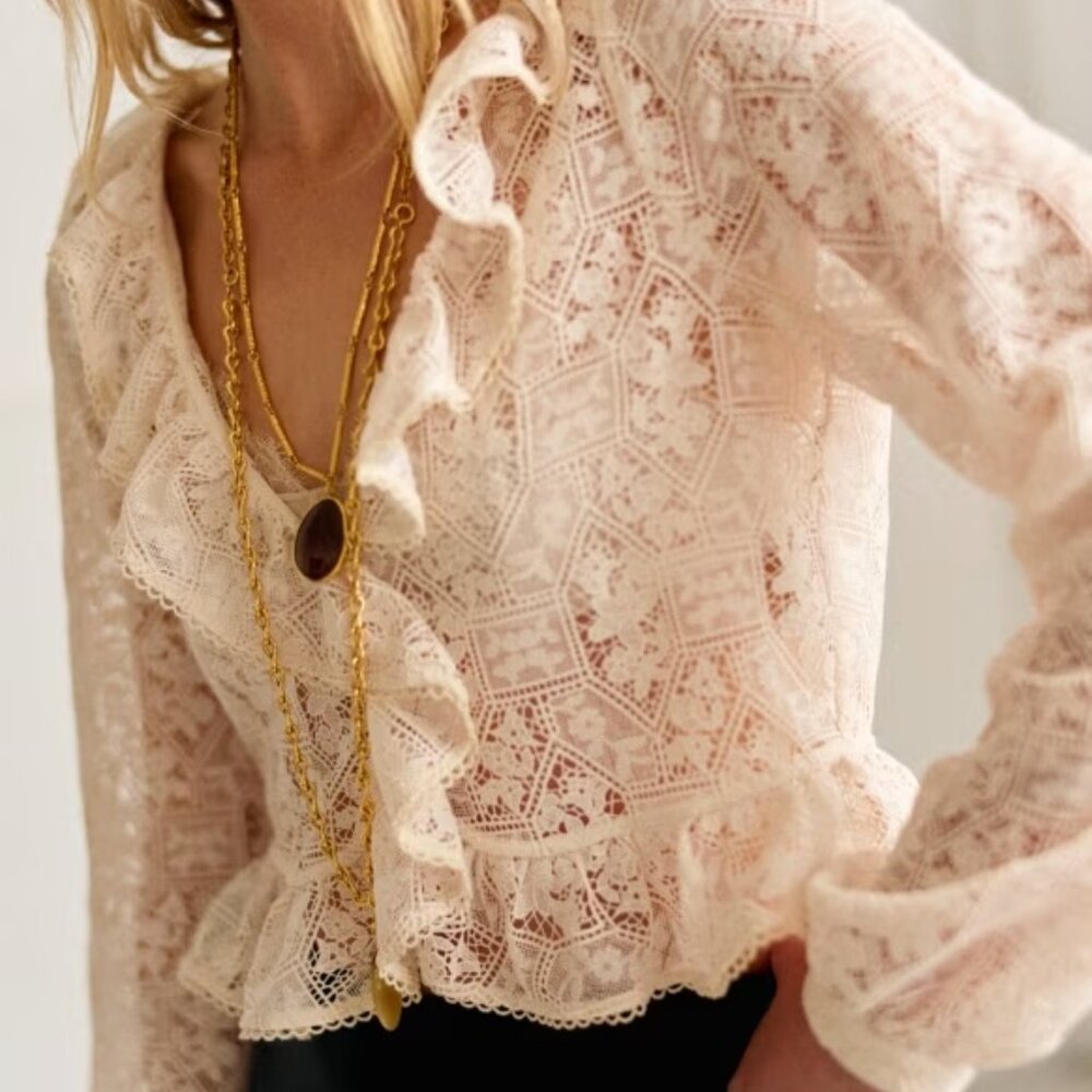 Sezane NWT Alexiana Blouse Sz. 34/2